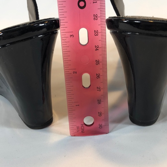 WIDE Dexter patent leather sling back wedge - Picture 7 of 7